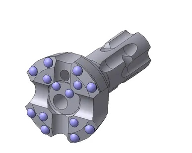 фото Коронка буровая для пневмоударника П110Р-2,8 ; П110А-3,2; КНШ-110А.21.101