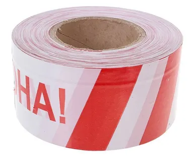 фото Лента оградительная &quot;Опасная зона&quot; (красно-белая) арт. 065589