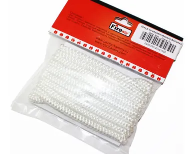 фото Шнур уплотнительный из керамического волокна, 8мм, L=3м, белый, FireWay