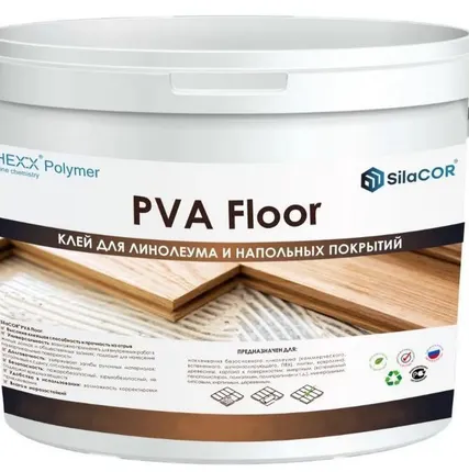 Фото №0 Клей SilaCOR Floor FIX для линолеума и напольных покрытий 3кг