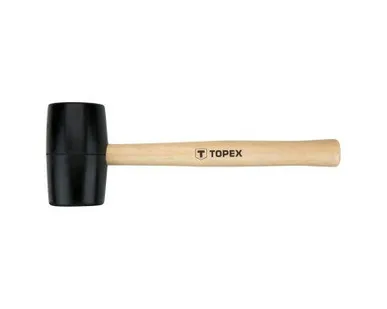 фото Киянка резиновая TOPEX ? 58 мм, 450 г, рукоятка деревянная