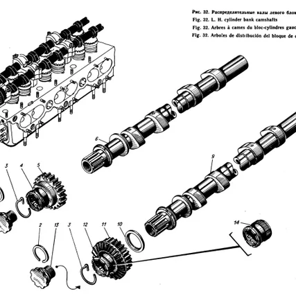 Фото №2 Распредвал выпуска 507-15