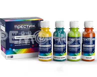 фото Колер  0,1 л ПРЕСТИЖ унив (№14, золотисто-желтый) (6/108) П