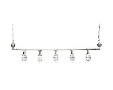 фото Covali PL-51557 Лампа потолочная, состаренное серебро, W10-L191-H44, 5xE27 PL-51557