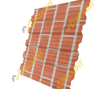 фото Профнастил НС-35 0,4 Printech Red Brick (Красный кирпич)
