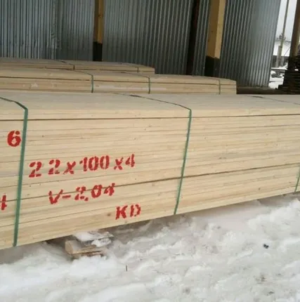 Фото №0 Доска еловая камерной сушки 22х100, сортировка ГОСТ 26002-83, сорт 1-4