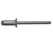 фото Заклепка вытяжная c потайным бортиком 6,4х12,0 стандарт, сталь/сталь