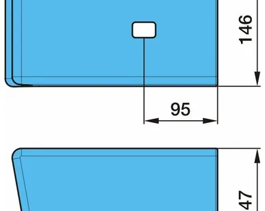 фото Вкладыш рессоры BPW резиновый Wагр120mm H=147mm L=265mm оригинал