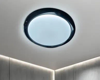 фото Светильник светодиодный Brilliant light круглый d 500*75, цвет черный/белый