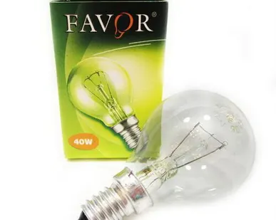 фото Лампа накаливания 'шар' прозрачная 40Вт Е14 Favor