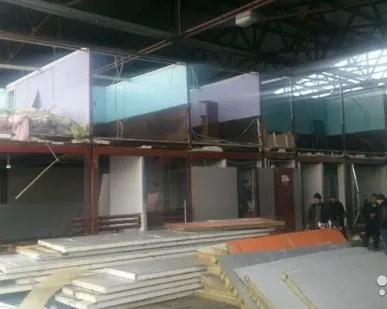 фото Сэндвич-панель минвата 100 мм 2,13 м