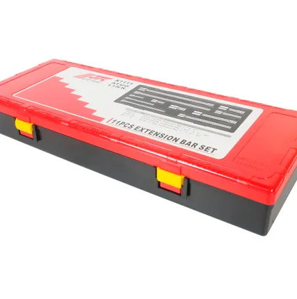 Фото №2 Набор удлинителей 1/4&quot;,3/8&quot;,1/2&quot; 11 предметов в кейсе JTC