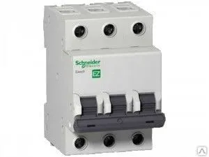 Фото №0 EZ9F14306 автоматический выключатель EASY 9 3П 6A B 4,5кА 400В