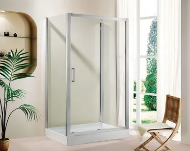 фото Душевой уголок Cezares Porta 140x80 см текстурное стекло PORTA-AH-12-140/80