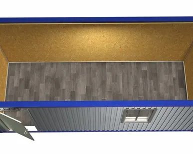 фото Бытовка с одним окном без перегородок модель: ВМ-БТ01