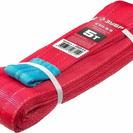 Фото №0 Строп текстильный СТПЛ 5т/5м ЗУБР