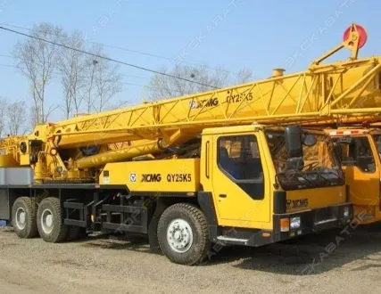 Фото №0 Аренда автокрана (автомобильного крана) XCMG QY25K5-I, Москва