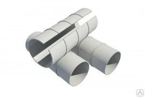 Фото №0 Кожух оцинкованный для изоляции труб 0,5 мм