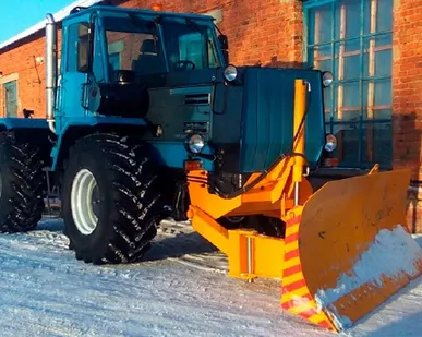 фото Отвал поворотный механический ОБМ-150 (Т-150К-2) на трактор Т-150 (ХТЗ, ХТА, ОрТЗ, УЛТЗ)