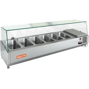 фото Витрина холодильная настольная HICOLD VRTG 1425 1/3