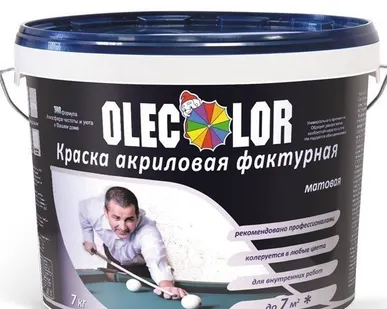фото Краска водно-дисперсионная для стен и потолков 3.0 кг Olecolor
