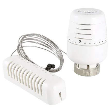 Фото №0 Термоголовка жидкостная VALTEC с выносным настенным датчиком (5/40)