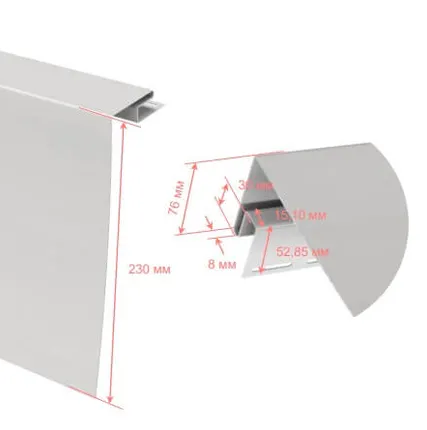 Фото №0 ТН, Околооконная планка, бруния, 3м