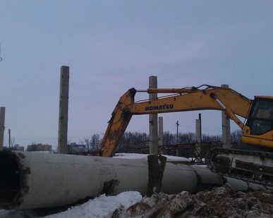 фото Демонтаж дымовых труб