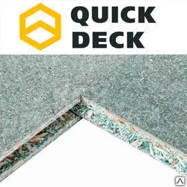 фото Плита ДСП влагостойкая Quick Deck Professional 12*1830*600 пачка 100 л.