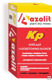 фото Клей для ячеистых блоков Азолит Кр