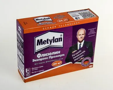 фото Клей обойный &quot;МЕТИЛАН&quot; Флизелин Экспресс Премиум 210г 1/18 Германия