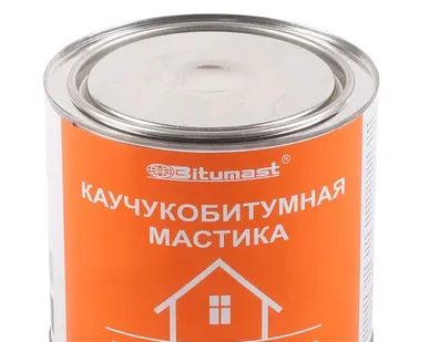 фото Мастика каучукобитумная Bitumast, 2л (6 шт/упаковка)