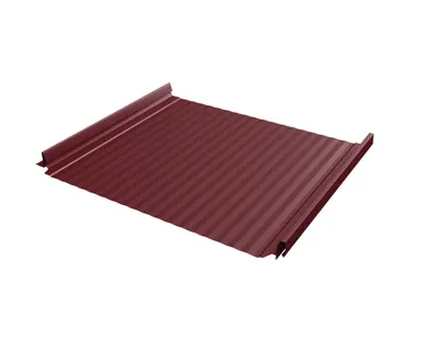 фото Кликфальц Pro Gofr 0,5 Velur с пленкой на замках RAL 3005 красное вино