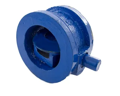 фото Россия Клапан обратный поворотный межфланцевый 19ч21бр Ду50 Ру16