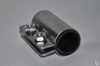 Фото №0 Хомут трубы ПВХ белый