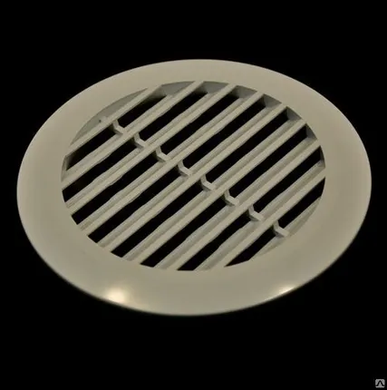 Фото №0 Решетка вентиляционная с кольцом 100мм