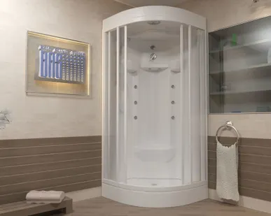 фото Душевая кабина Bas Босфор 90х90х216 с гидромассажем