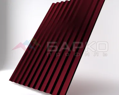 фото Профлист С-21 - 1050 мм (1000 мм) 00000339/5 Винно-красный RAL 3005 Полиэстер 0.5