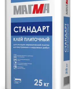 фото Клей плиточный МАГМА «Стандарт» (25 кг)