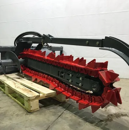 Фото №0 Траншеекопатель на мини погрузчик