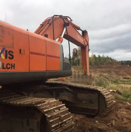 Фото №0 Сдам в аренду гусеничный экскаватор Hitachi Zaxis 400 LCH, 2  куб.