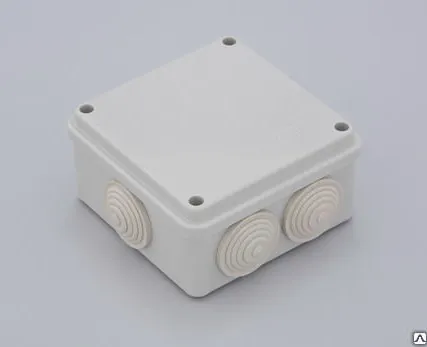 Фото №0 Коробка распр. ОП 105*105*56 сер. 7вых. 4герм. IP54 ЭПП (24 шт) 100012