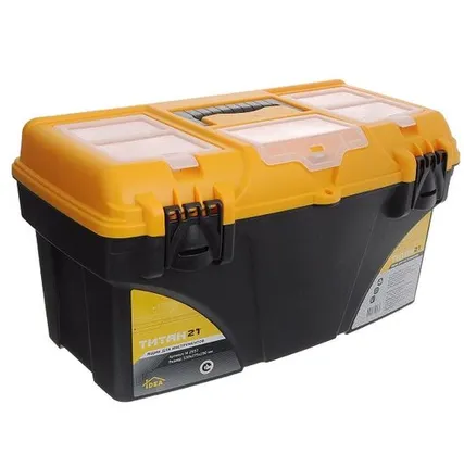 Фото №0 Ящик для инструментов Титан с секциями 21 53 х 27,5 х 29 см