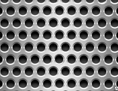 фото Перфорированный лист 1000х2000, нерж, b=0,5 мм, отв. 1, 1,2, 1,5, 1,8