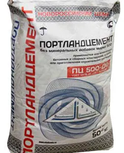 фото Цемент Новороссийск М500 (25 кг) Д-20, М500 (50 кг) Д-0