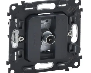 фото Розетка телевизионная TV 1-м Valena In'matic 0-2400МГц с топологией "звезда" механизм Leg 753051