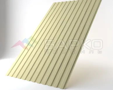 фото Профлист С-10 -1170 мм (1100 мм) 00000688/45 RAL 1014 Полиэстер 0.45