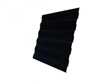 фото Профнастил С8А 0,4 PE-Matt-Double RAL 9005 черный