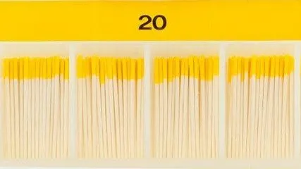 Фото №0 Штифты бумажные №20 (200шт) Медента