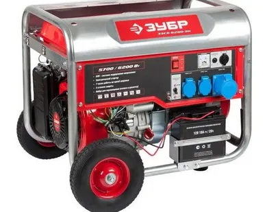 фото Генератор бензиновый Зубр ЗЭСБ-6200-ЭН
